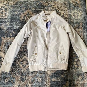 Men's Beige Harrington Jacket